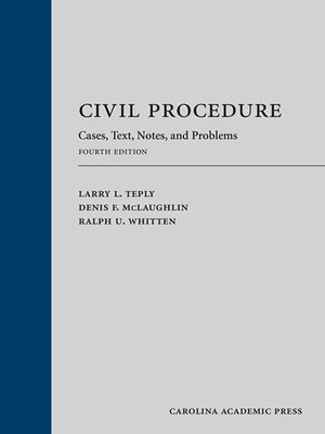 cover image of Civil Procedure